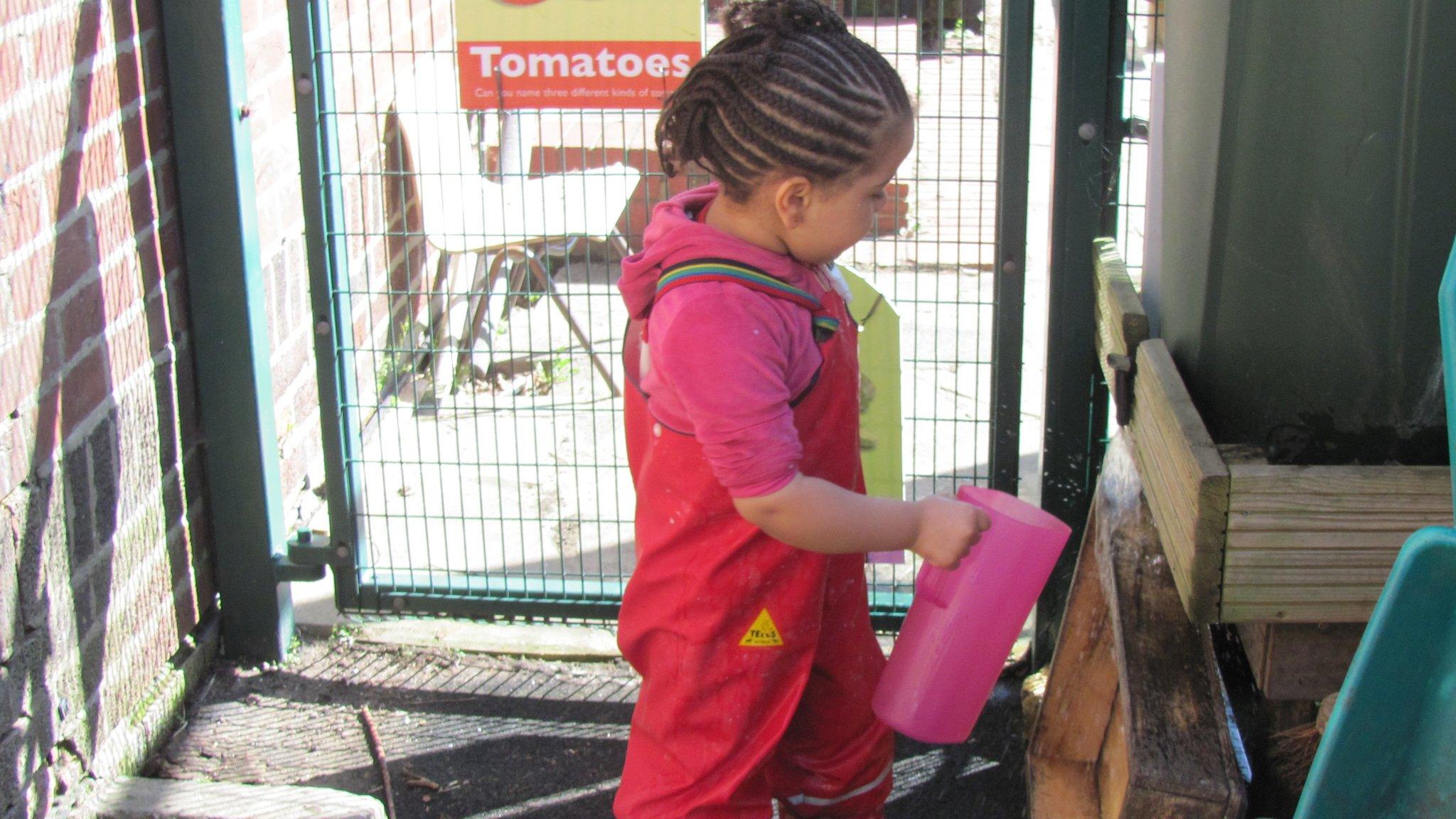 Child in a nursery