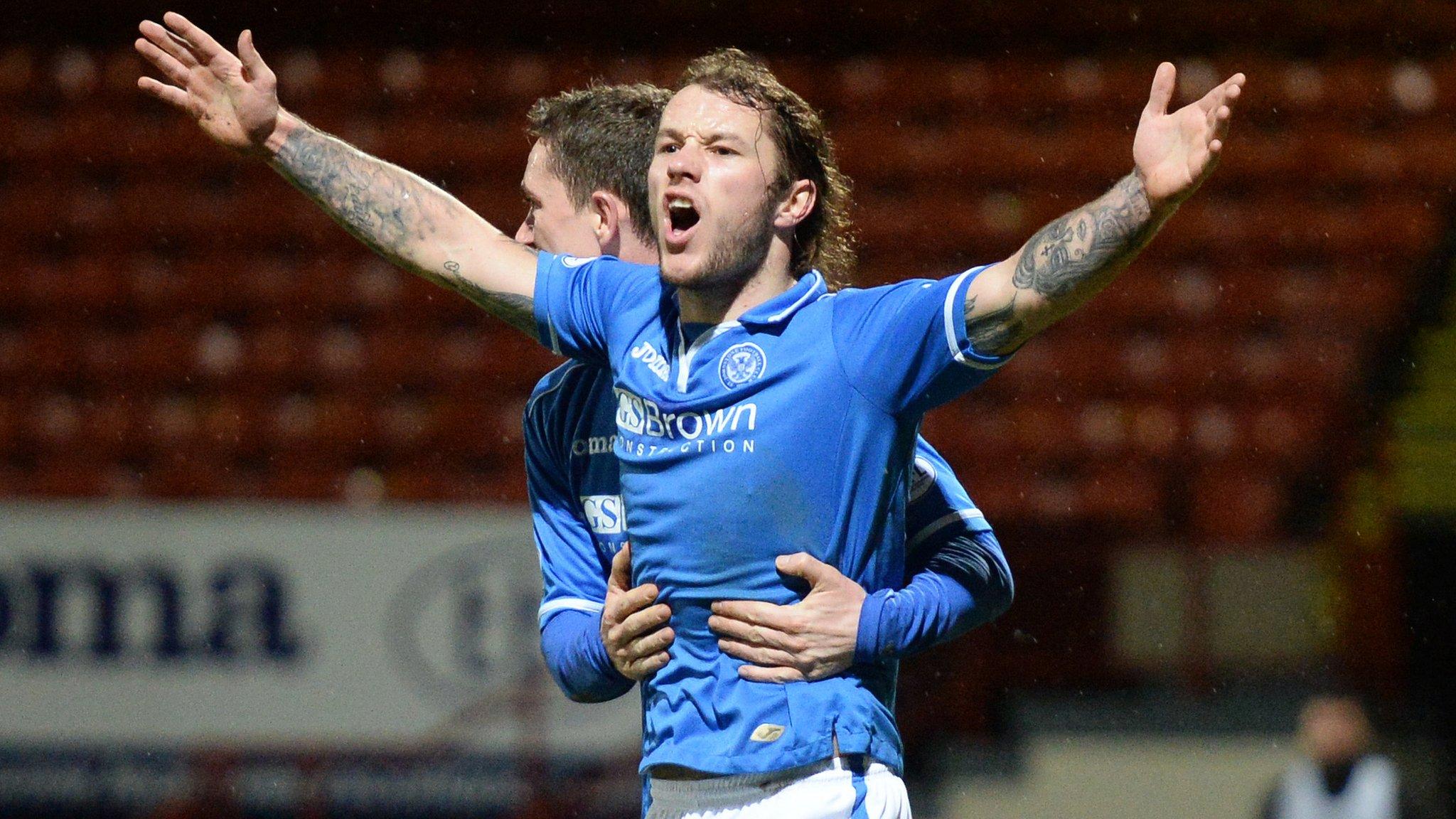 St Johnstone forward Stevie May