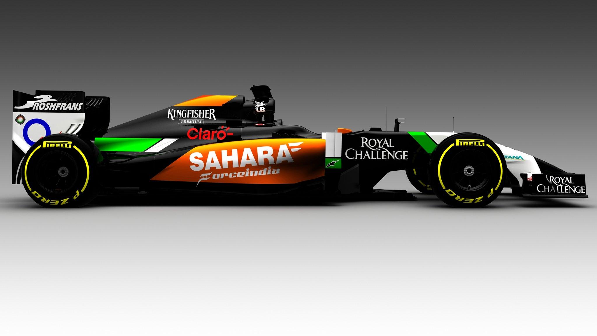 Force India's 2014 car VJM07