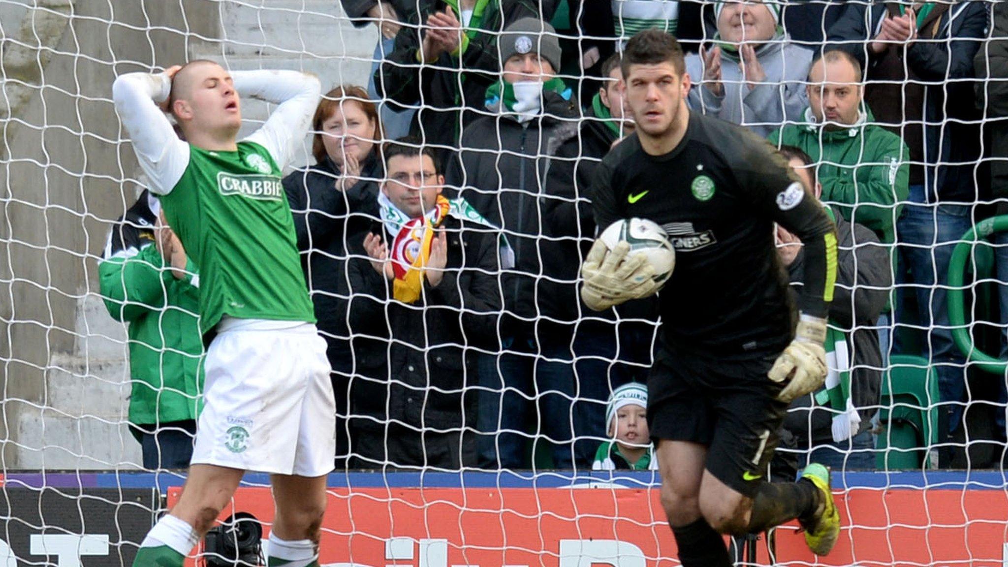 Celtic goalkeeper Fraser Forster