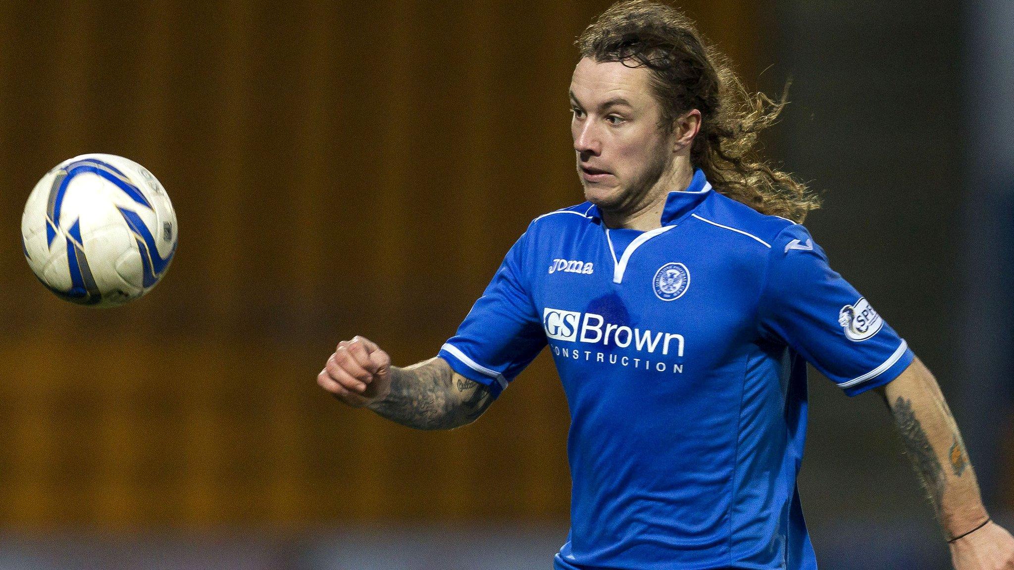 St Johnstone striker Stevie May