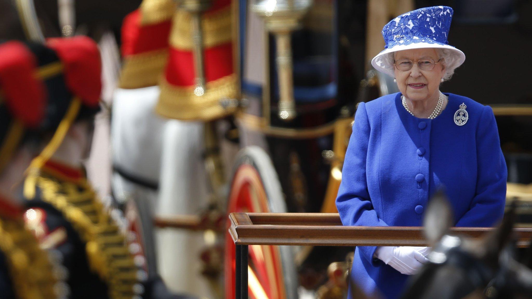 The Queen at Buckingham Palace