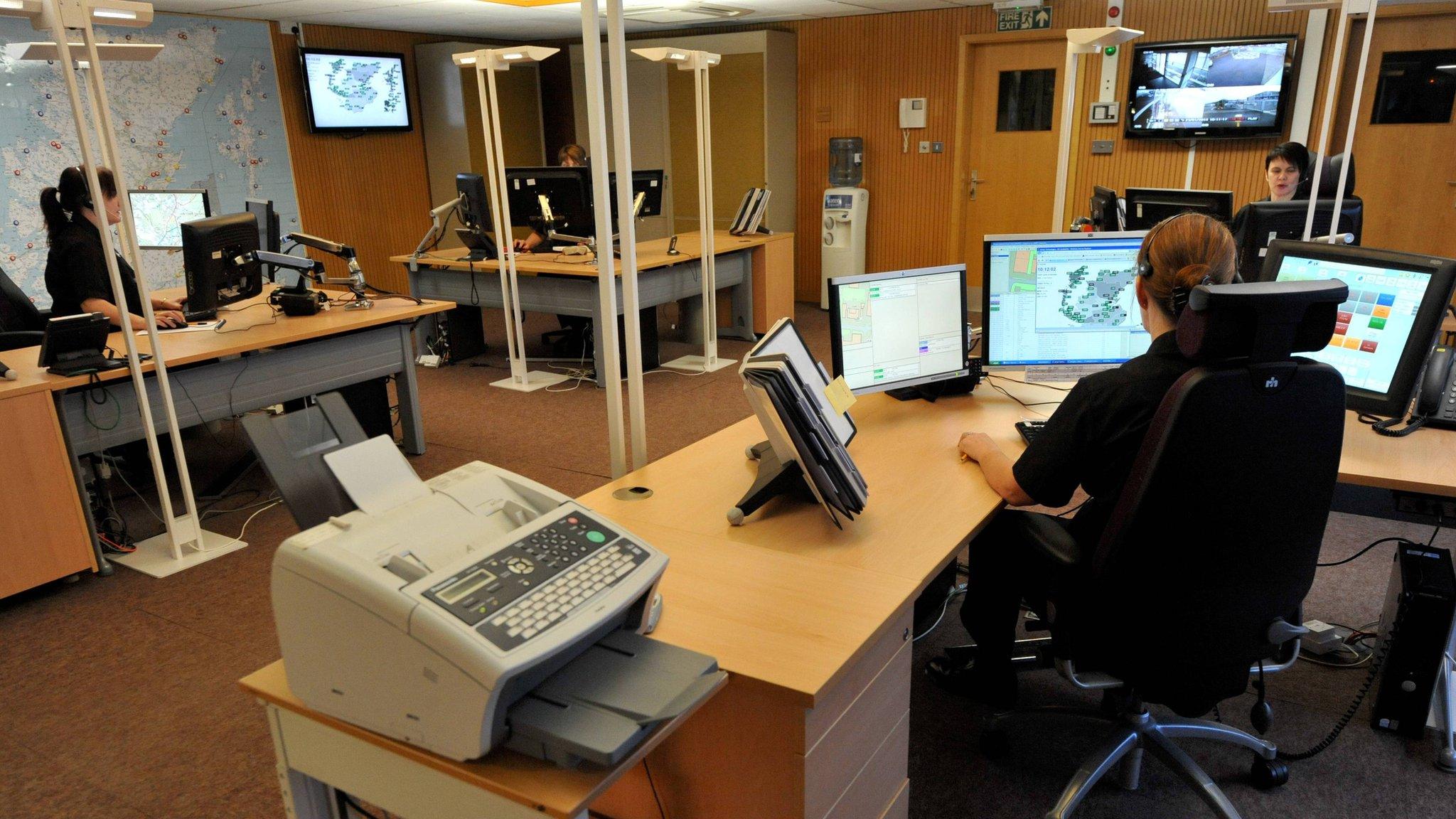 Fire control room