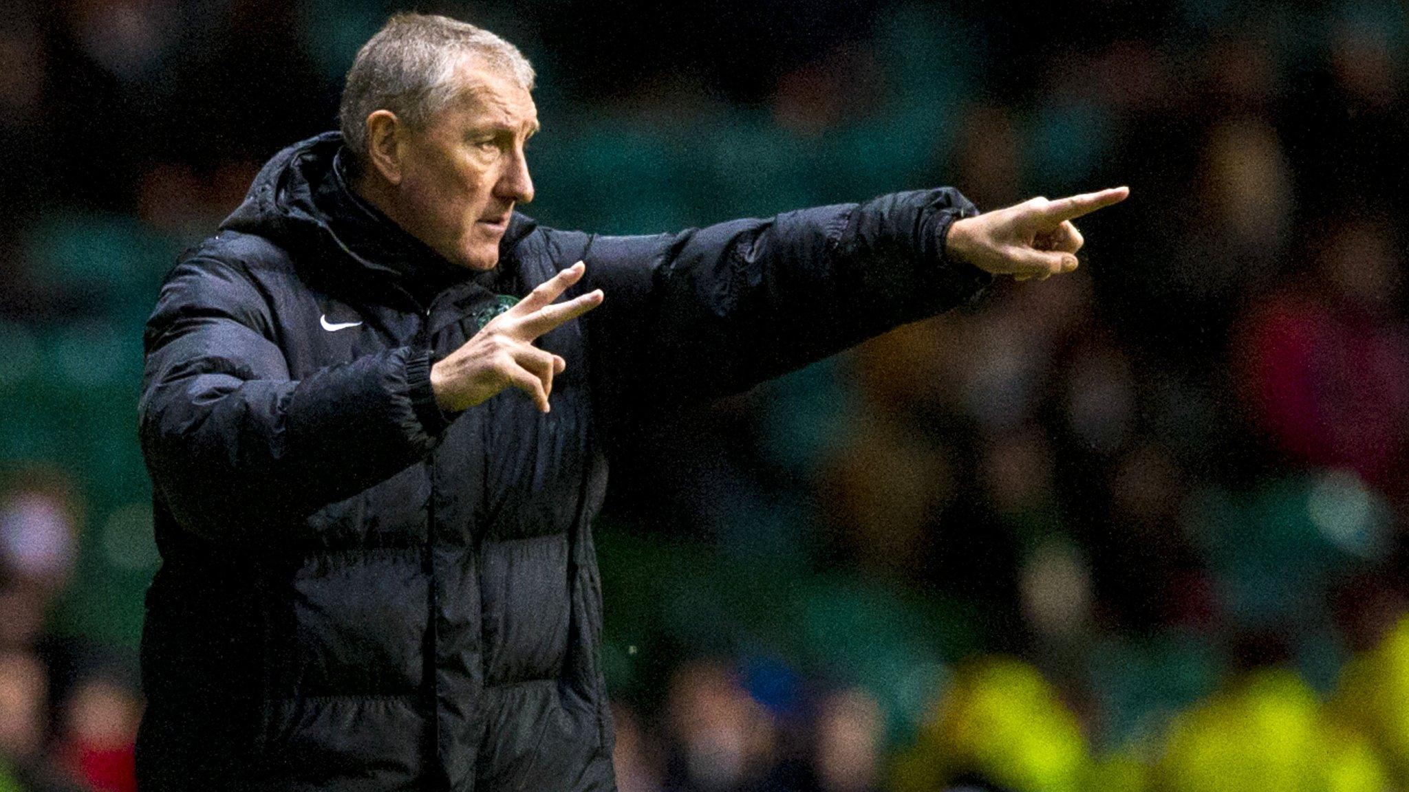 Hibernian manager Terry Butcher