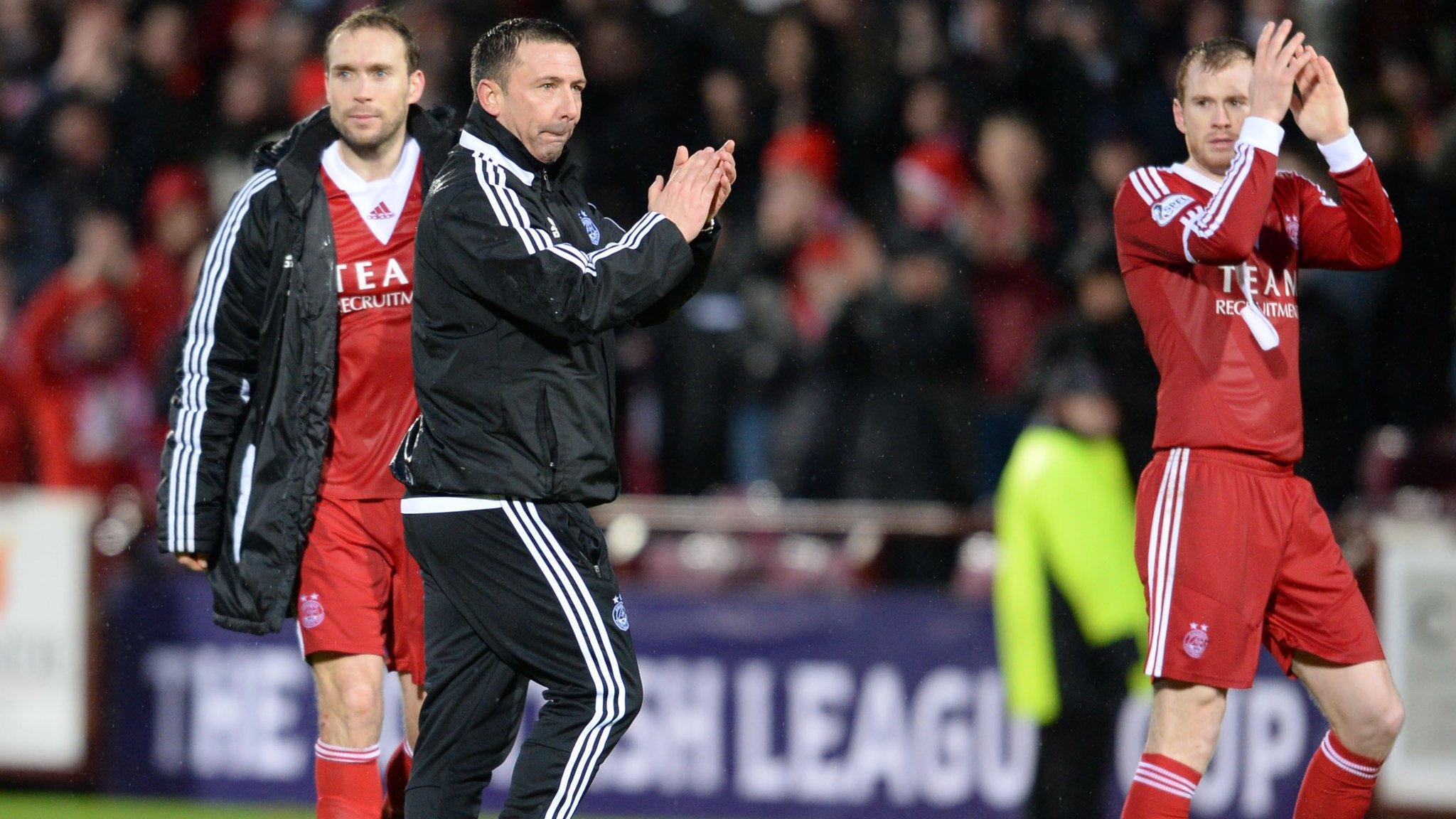 Aberdeen were 4-0 winners at Tynecastle