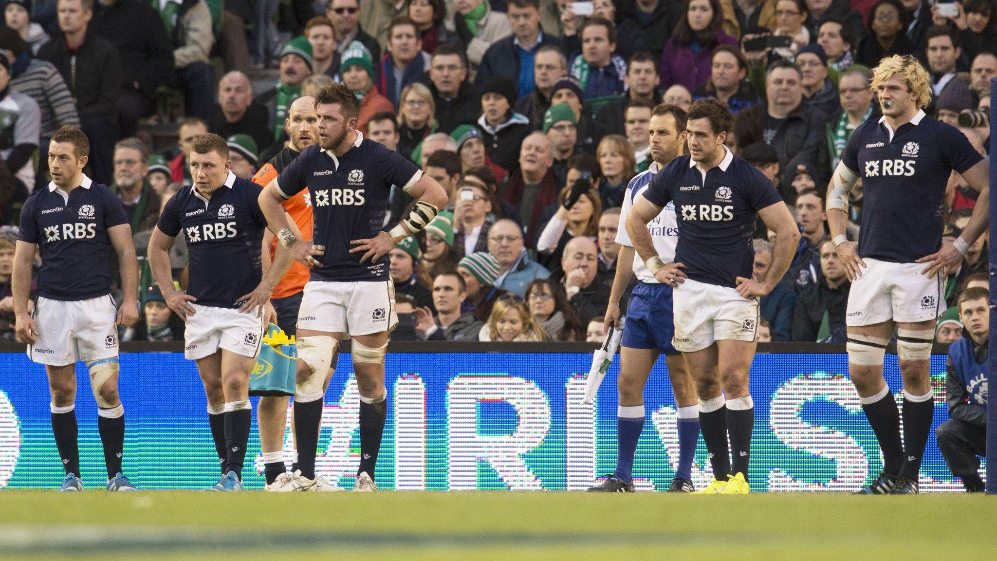 Scotland lost 28-6 in Ireland