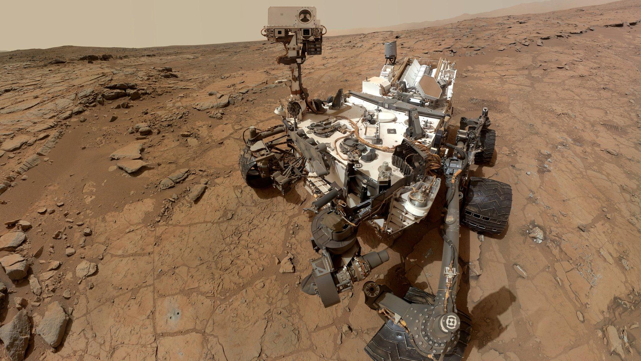 The Curiosity rover