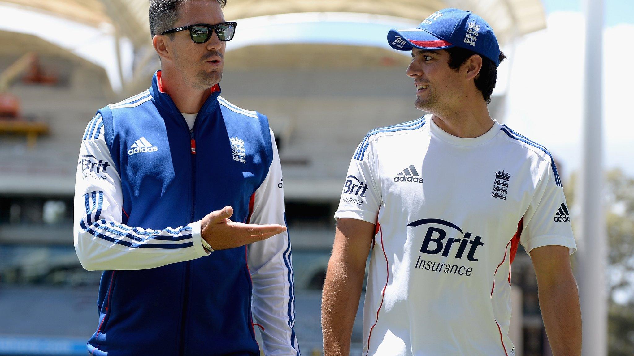 Kevin Pietersen and Alastair Cook