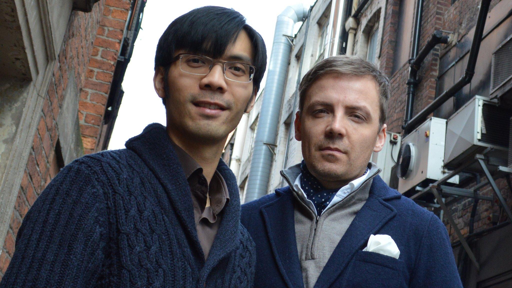 Producer Baldwin Li (left) and director Mark Gill