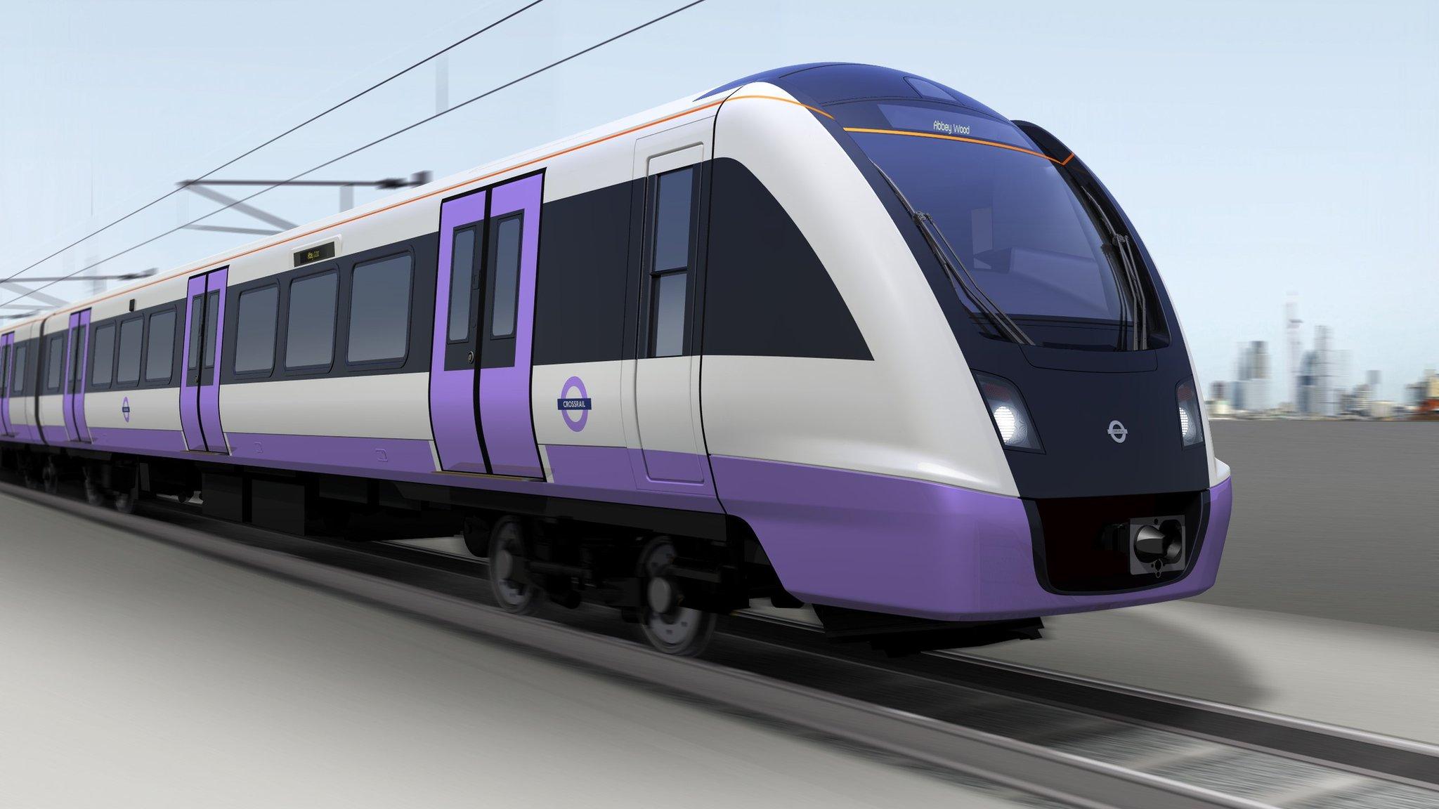 A Bombardier Crossrail train