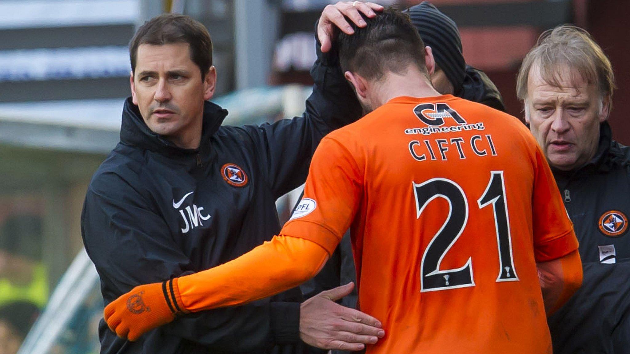 Jackie McNamara and Nadir Ciftci