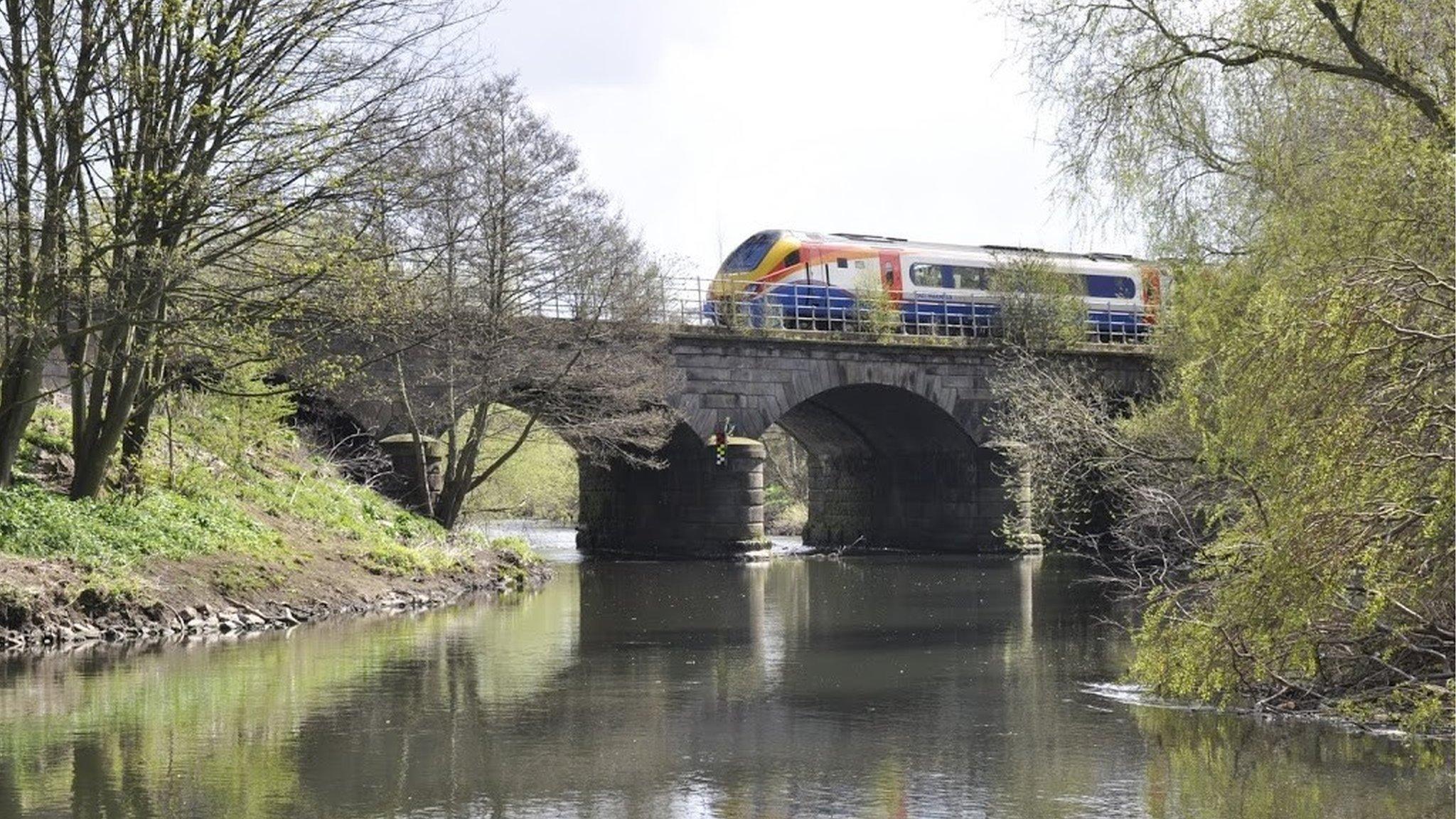 Derwent Bridge, north of the A6, Derby