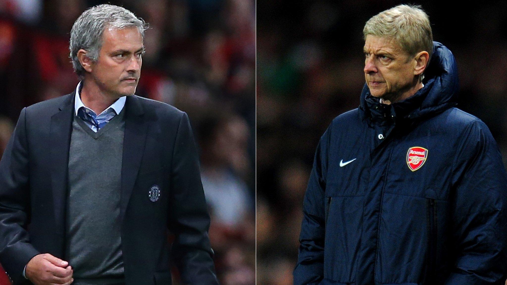 Jose Mourinho & Arsene Wenger