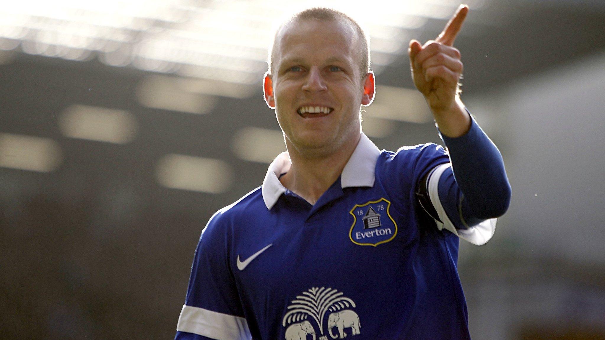 Everton forward Steven Naismith