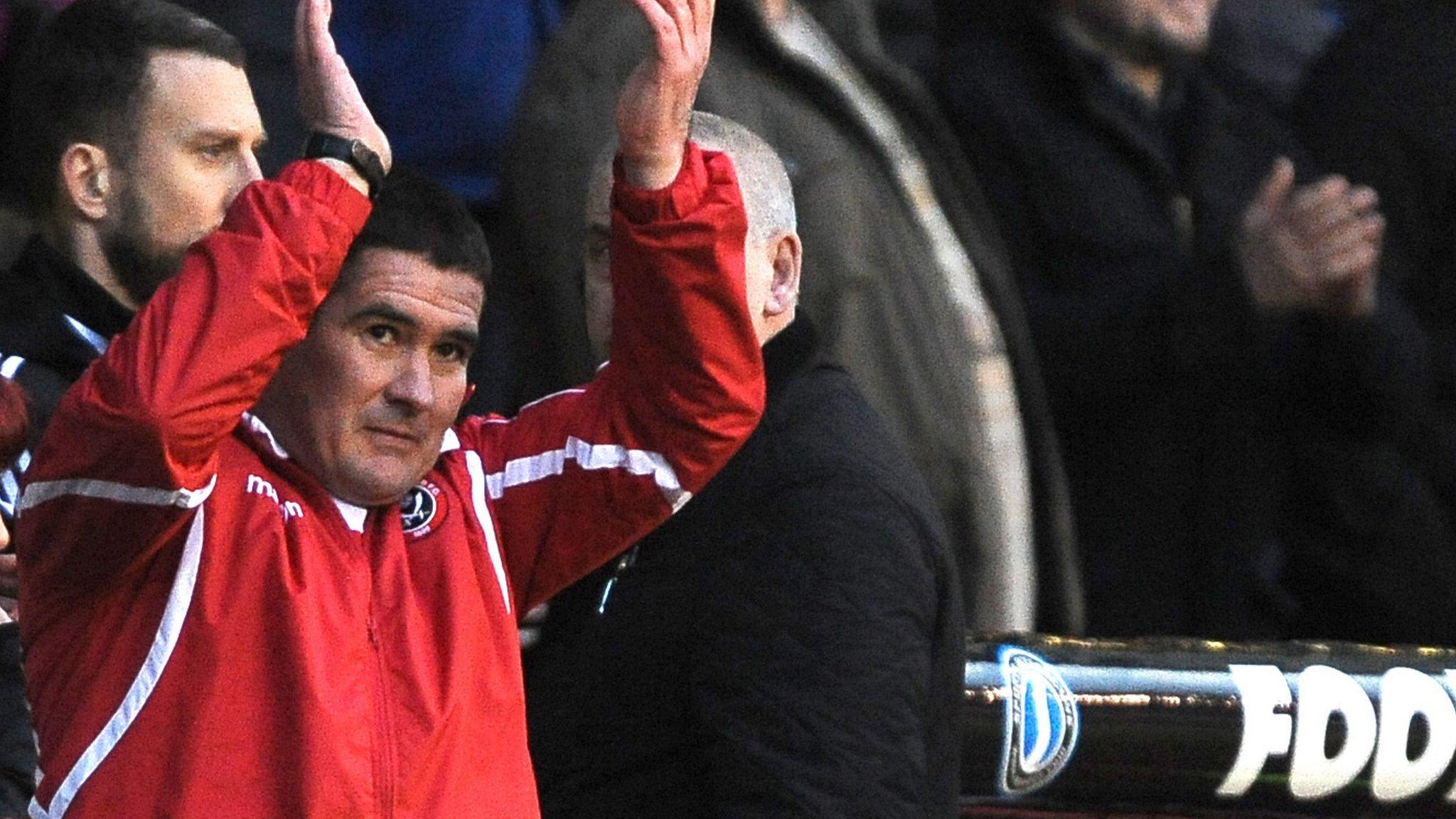 Sheffield United manager Nigel Clough