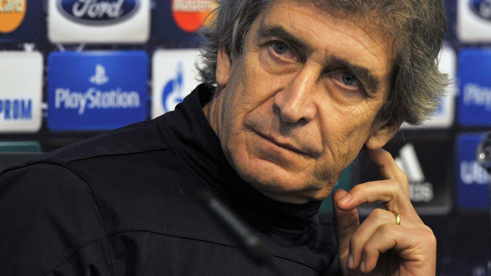 Manchester City manager Manuel Pellegrini