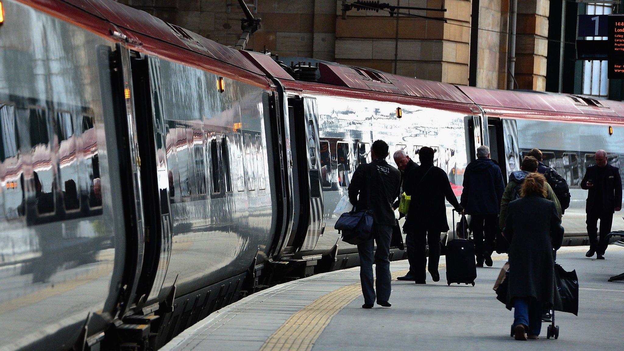 passengers at Euston