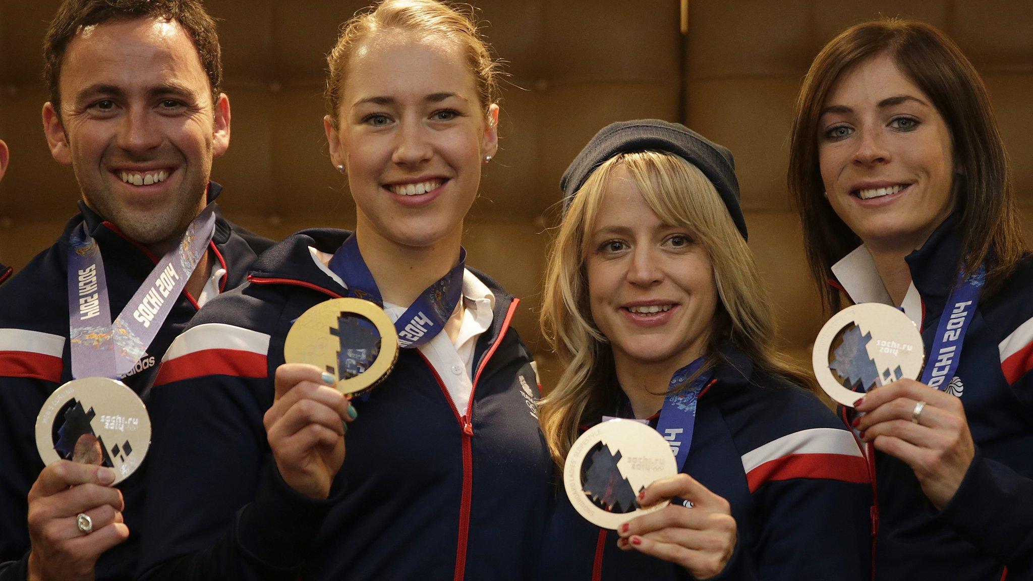 Some of Team GB's medal winners at Sochi 2014