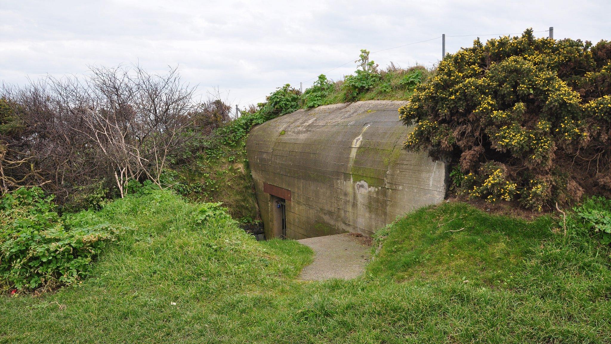 World War Two German bunker near the Halfway, Guernsey