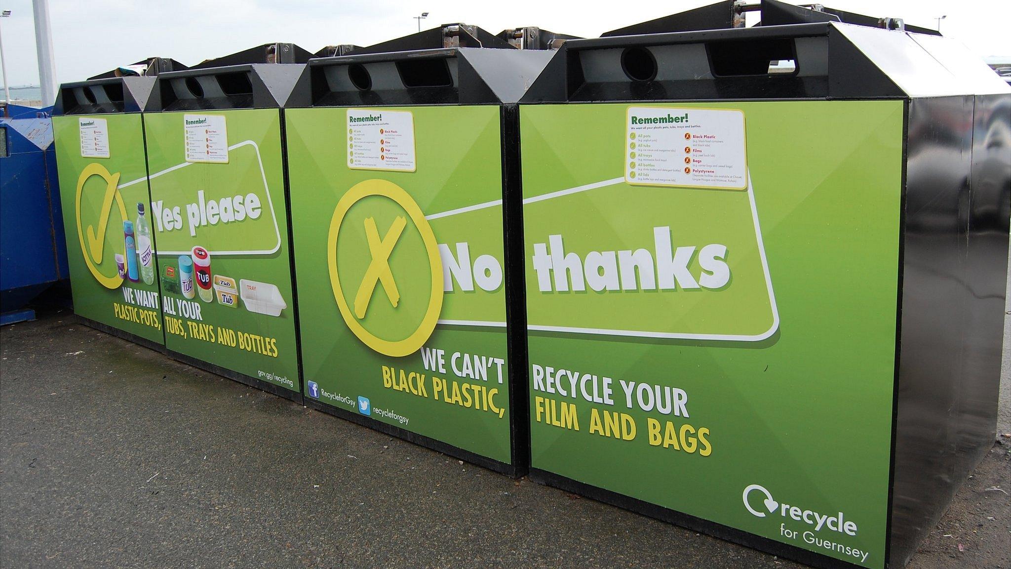 Guernsey recycling bins