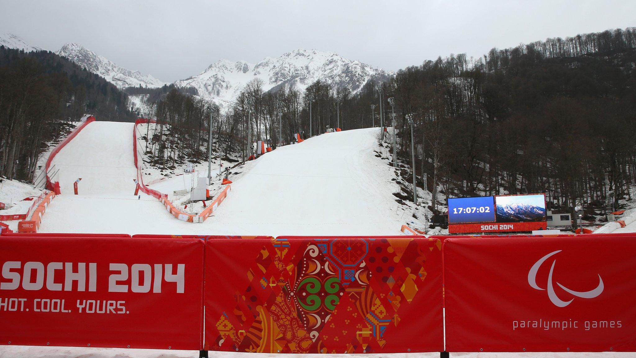 Sochi downhill course