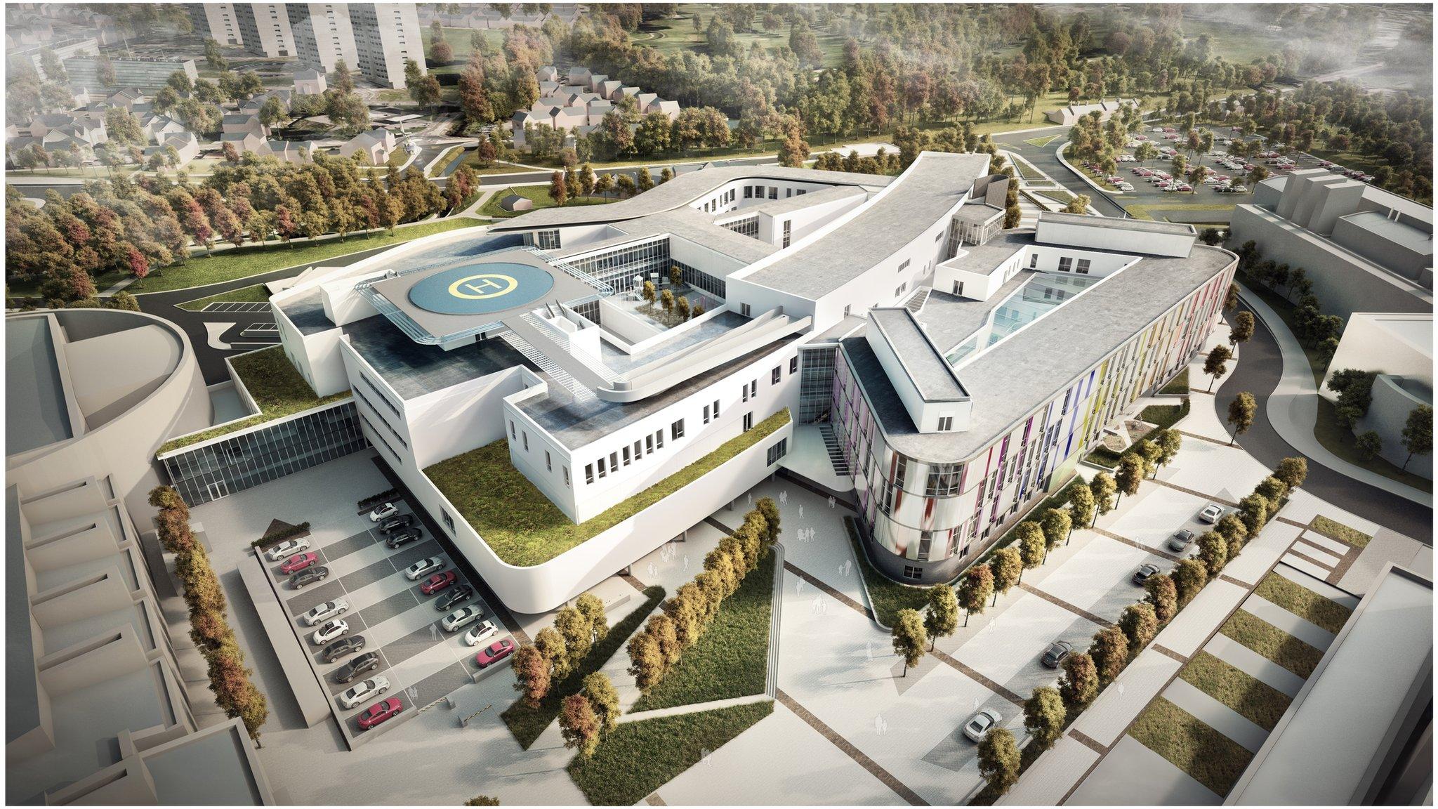 Royal Hospital for Sick Children Pic: Artist's impression