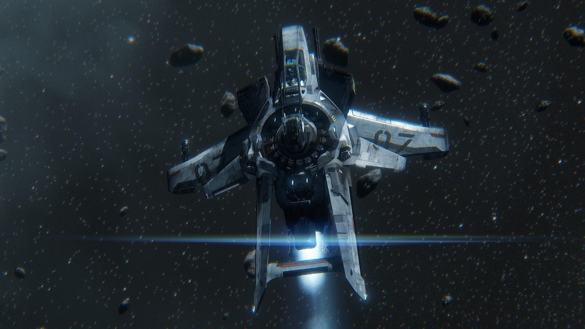 Spaceship from Star Citizen