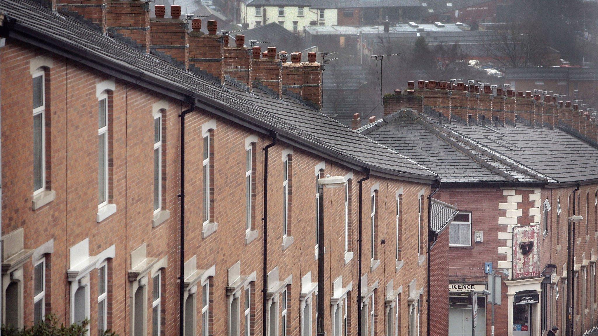 row of houses