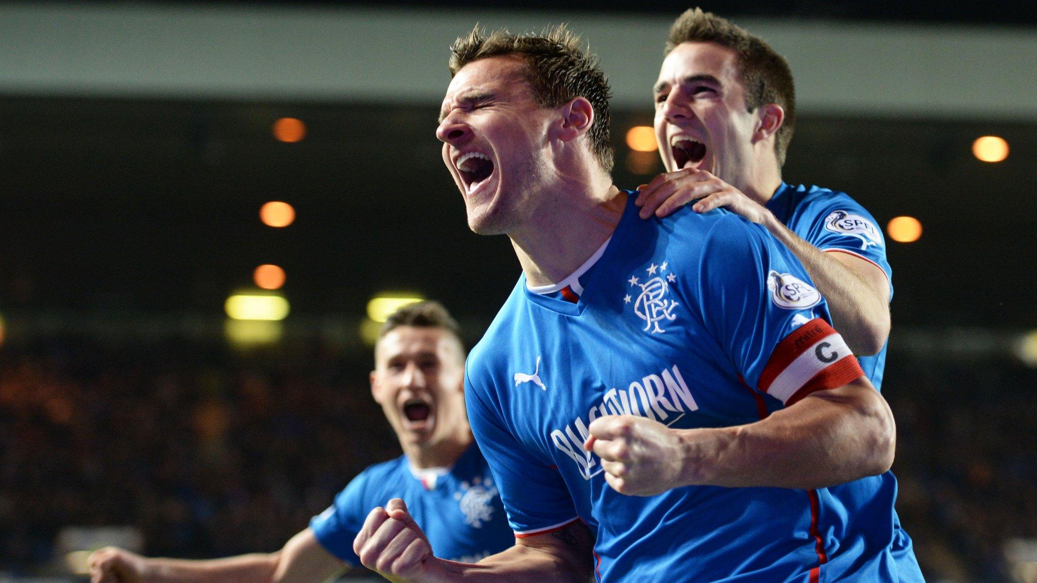 Rangers captain Lee McCulloch scored two early penalties at Ibrox