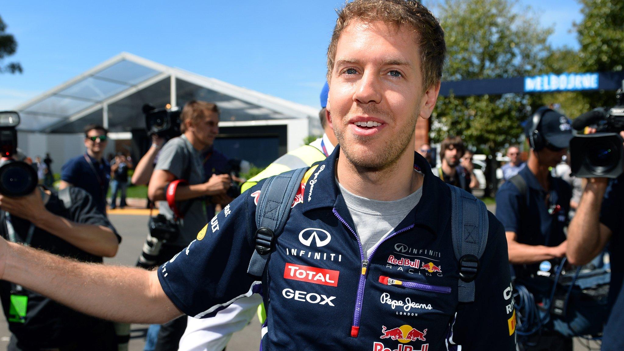 Red Bull driver Sebastian Vettel