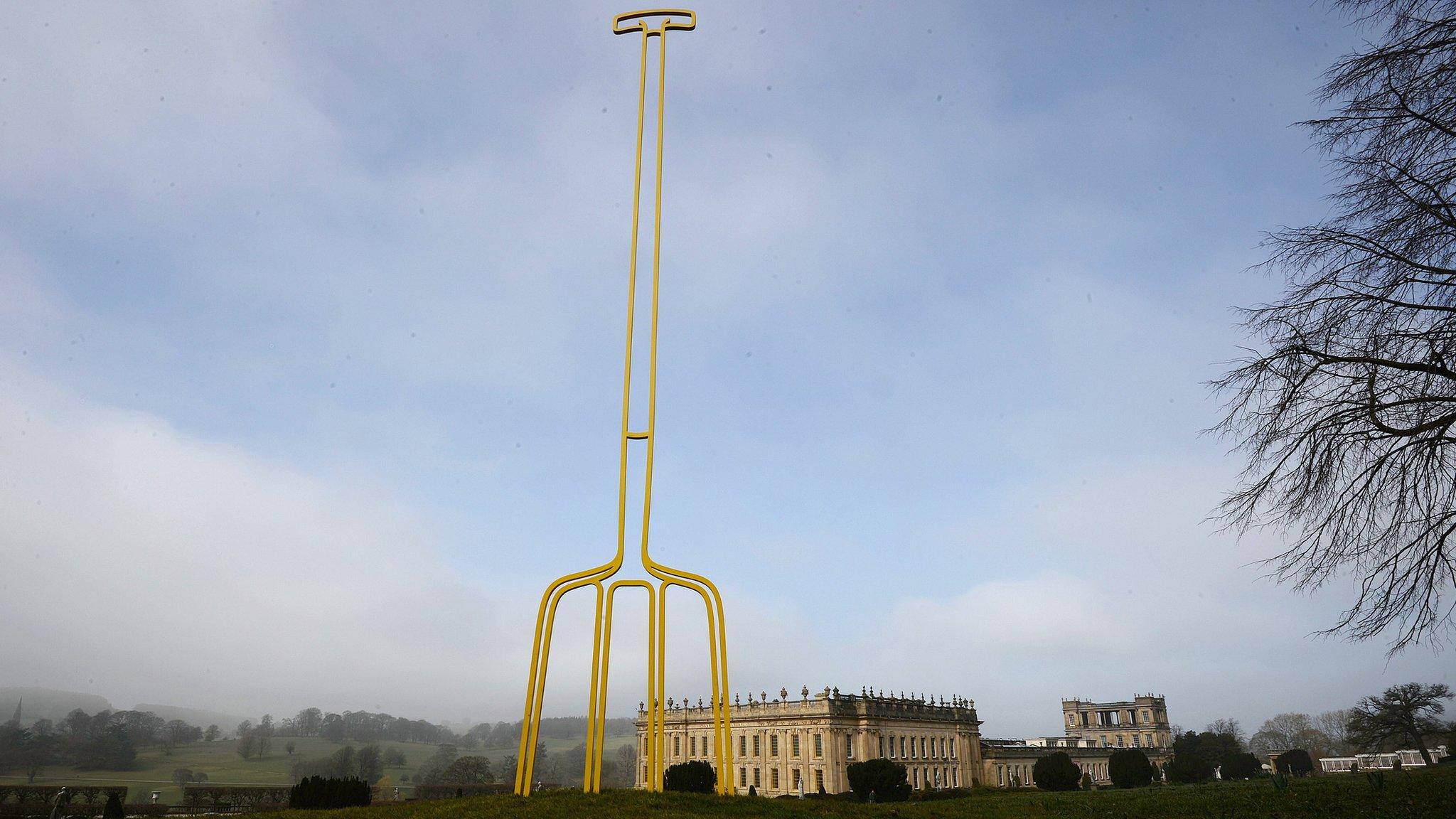 Michael Craig-Martin exhibition at Chatsworth House