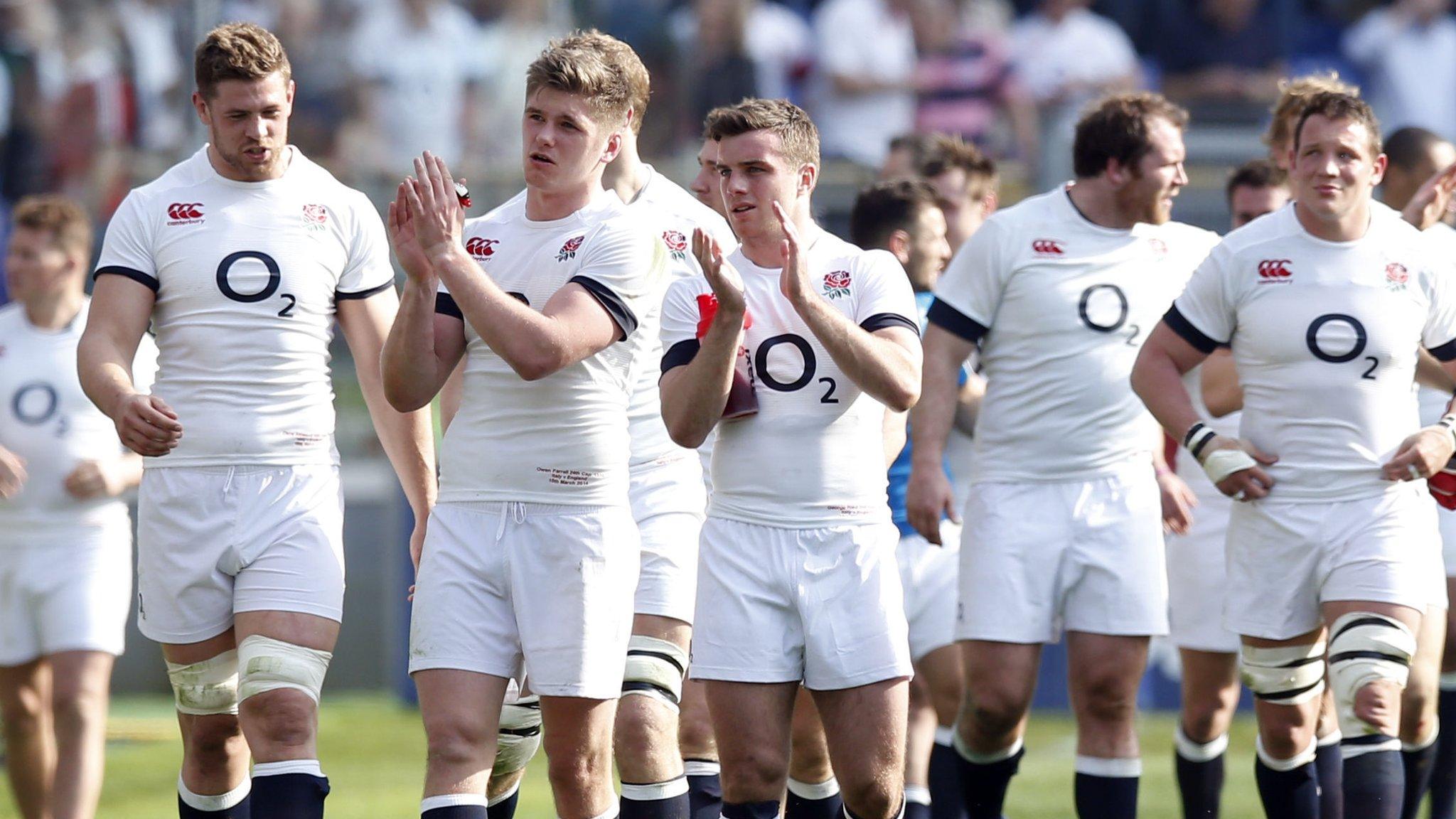 England celebrate