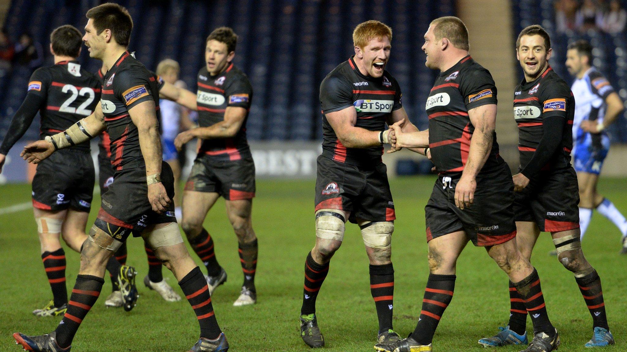 Edinburgh sit eighth in the Pro12