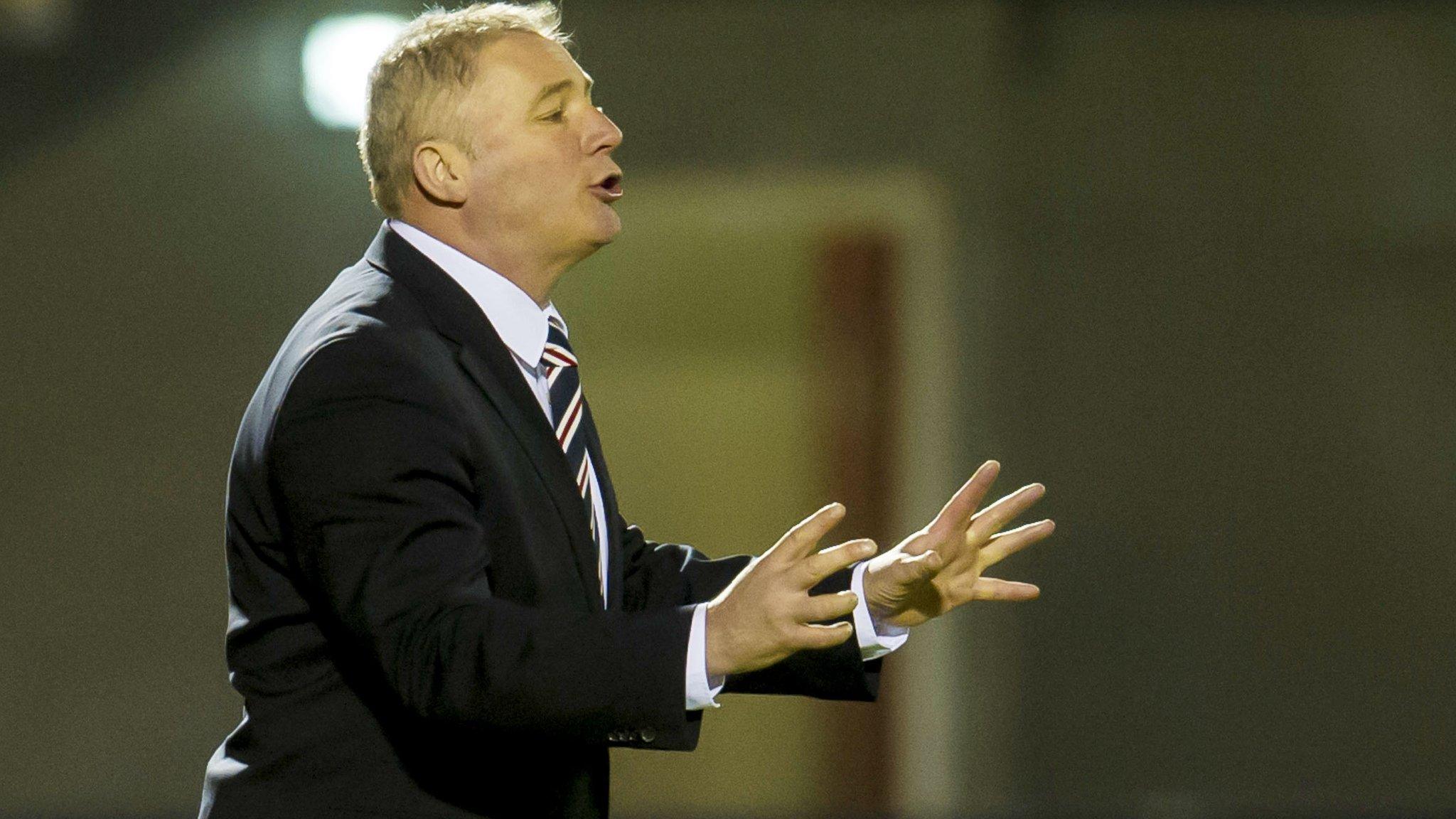 Rangers manager Ally McCoist