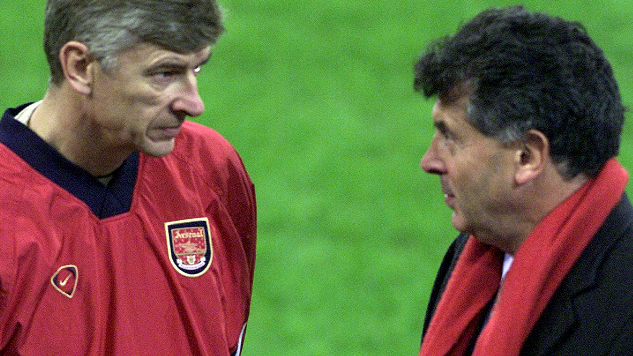 Arsene Wenger and David Dein