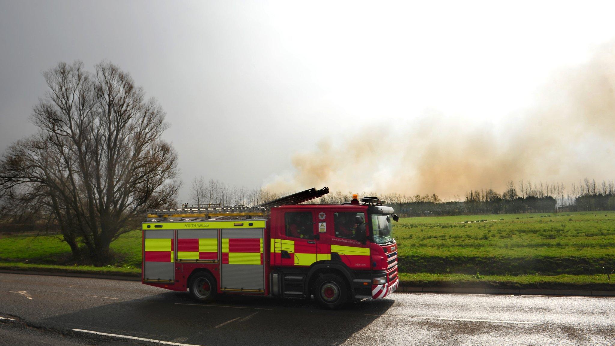 Recycling fire