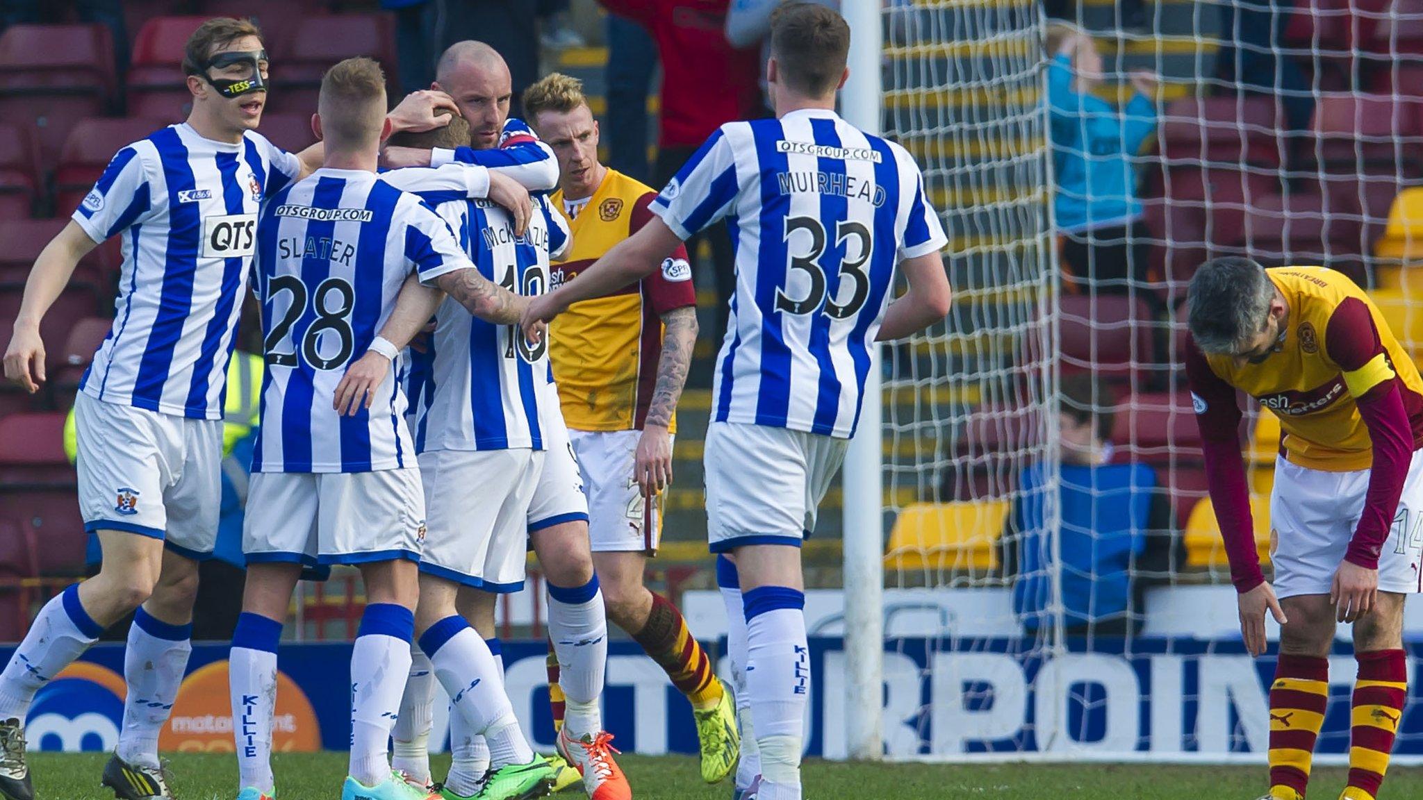 Kilmarnock were 2-1 winners at Fir Park