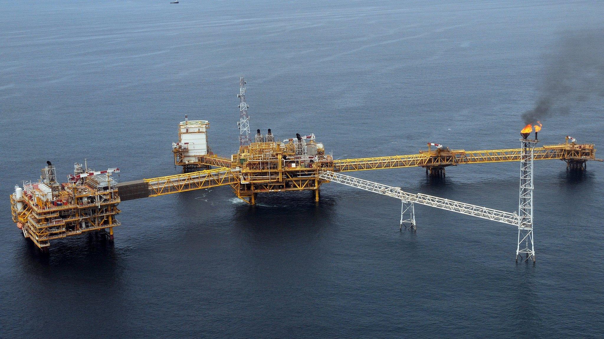 Total oil platform at Amenem, near Port Harcourt in Niger Delta (file image)