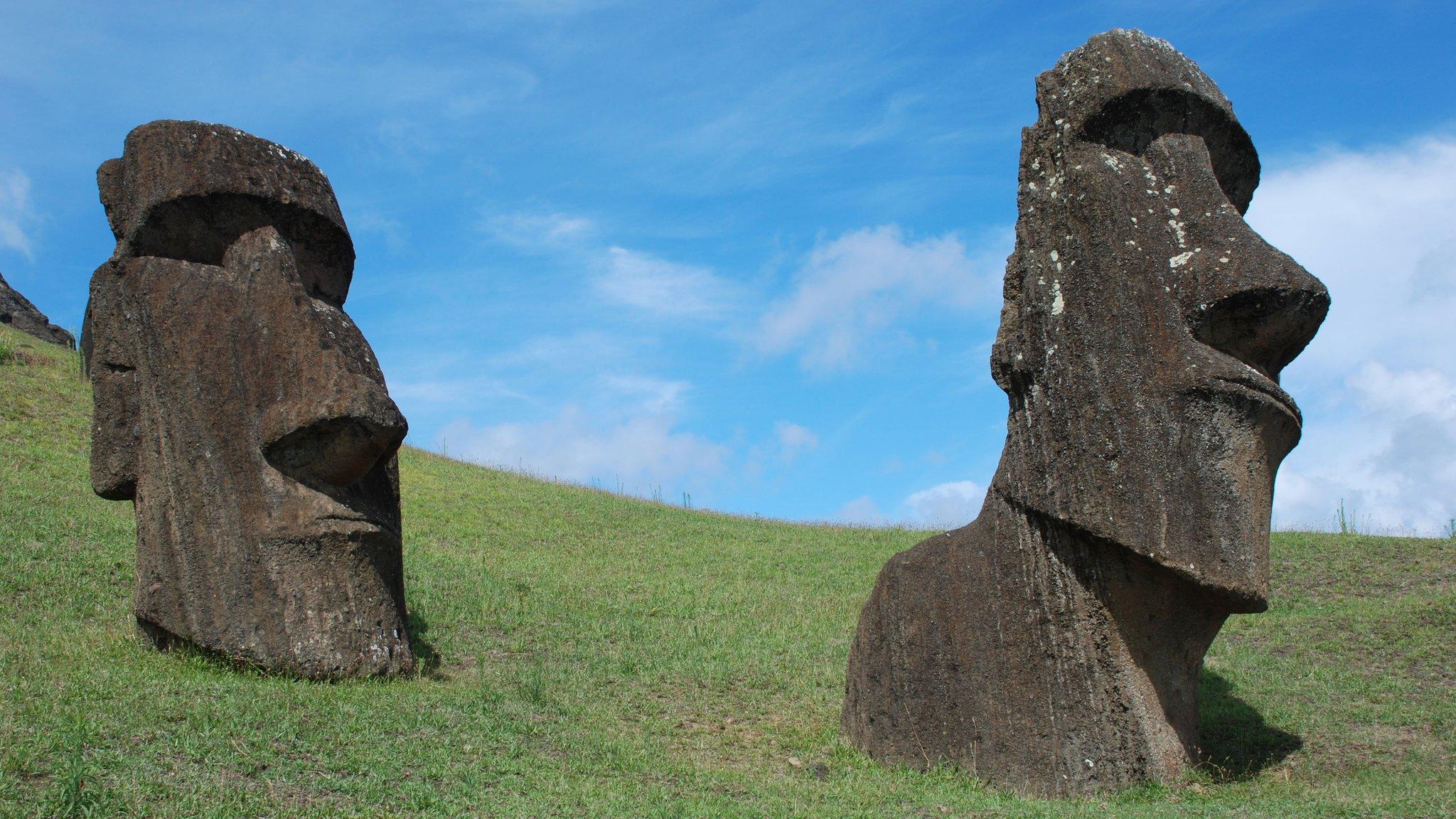 Moai on Easter Island