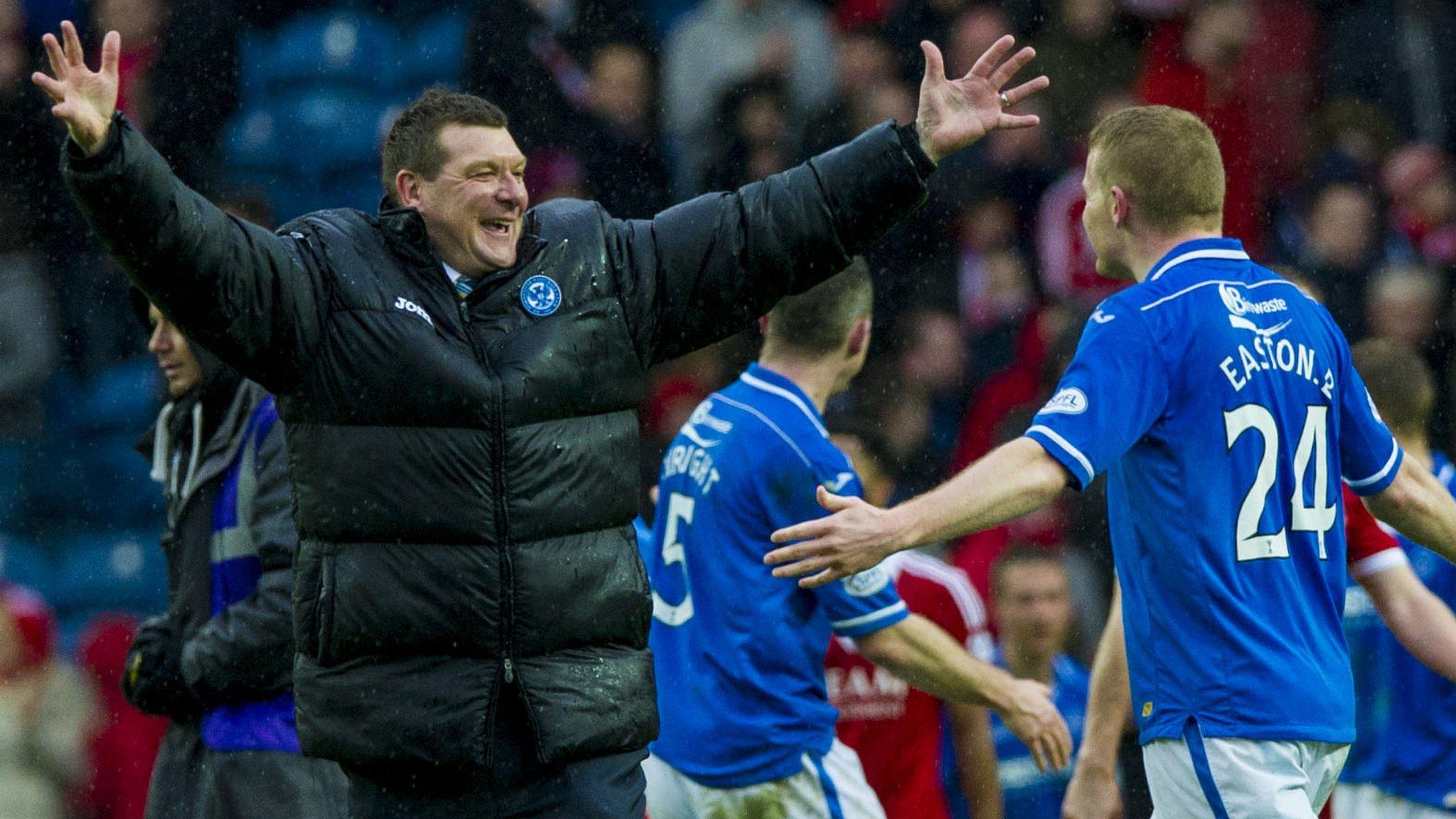 St Johnstone manger Tommy Wright