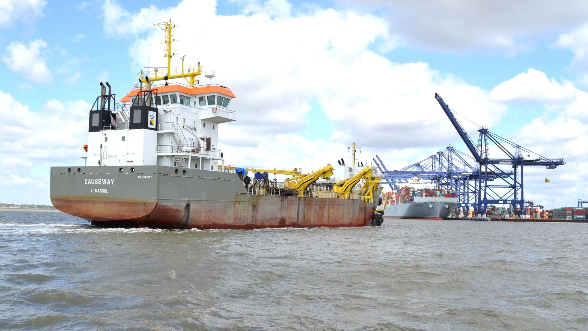 Port of Felixstowe dredging