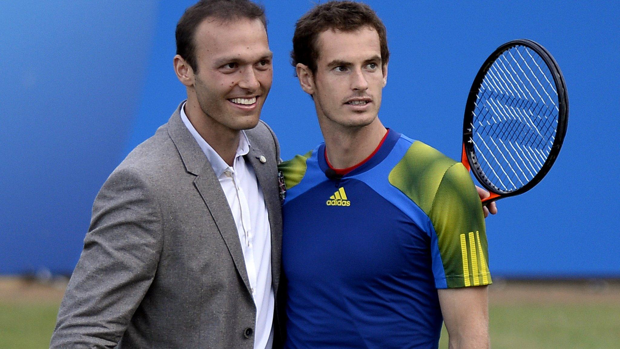 Andy Murray and Ross Hutchins