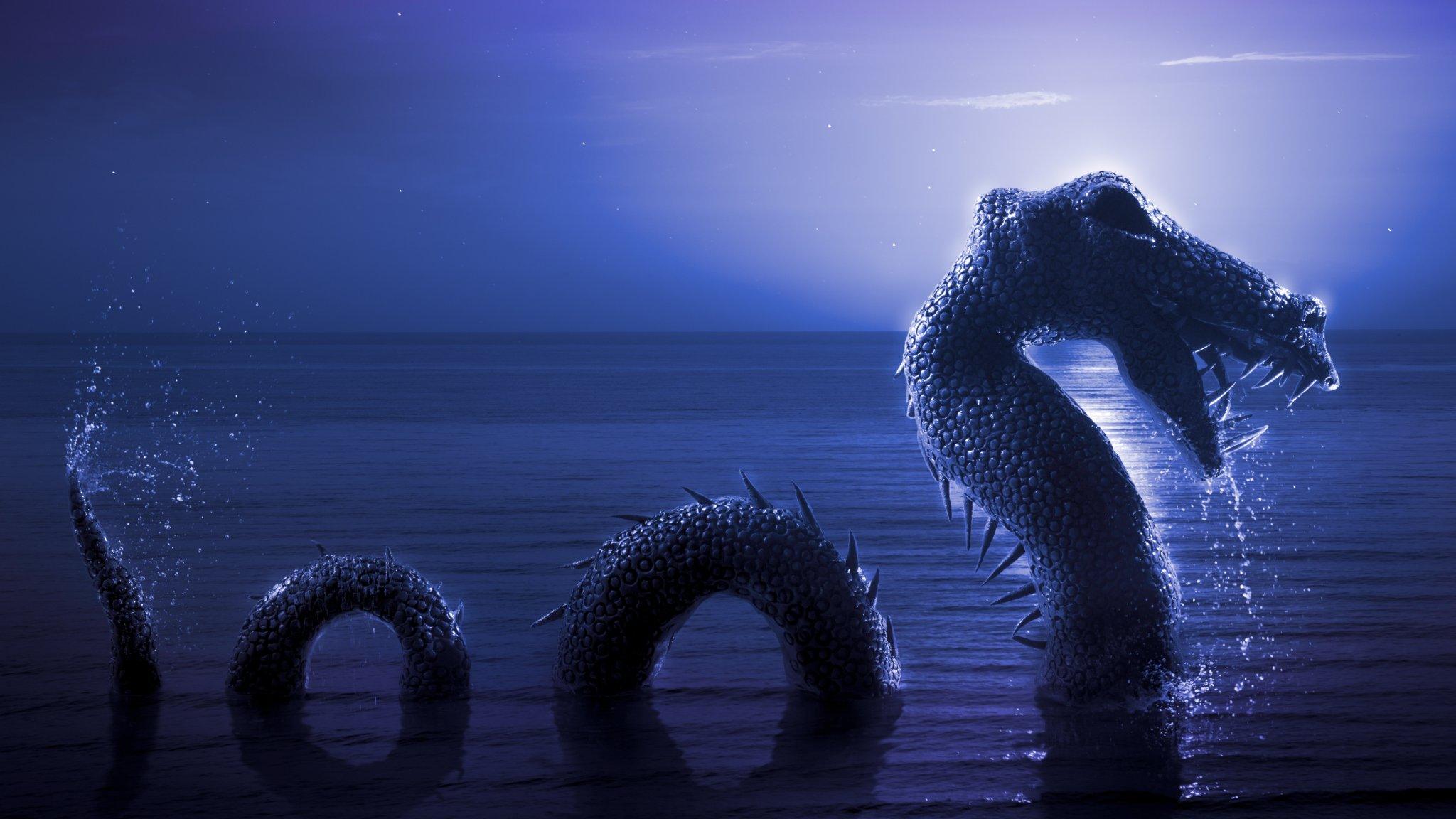 Loch Ness Monster illustration