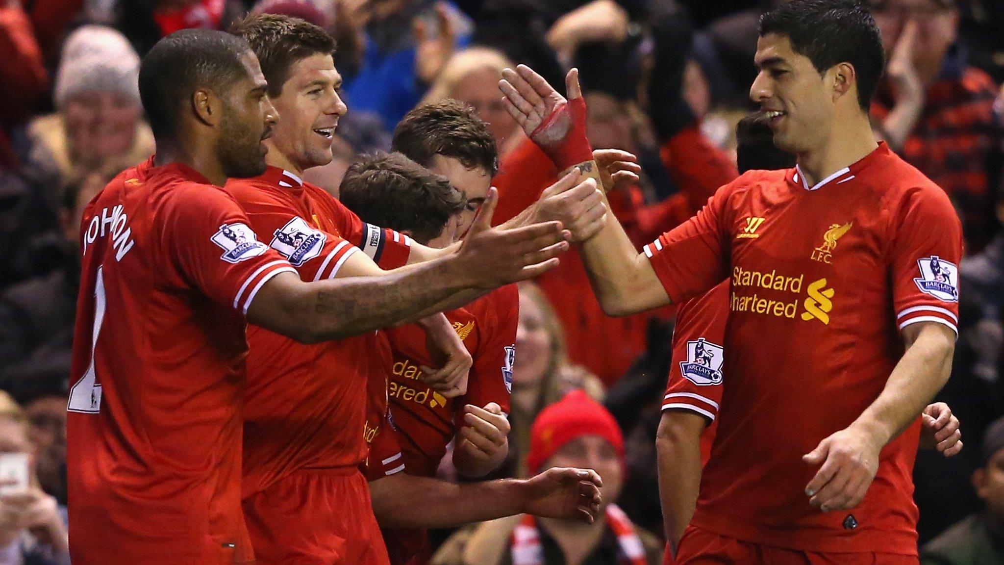 Liverpool duo Steven Gerrard and Luis Suarez