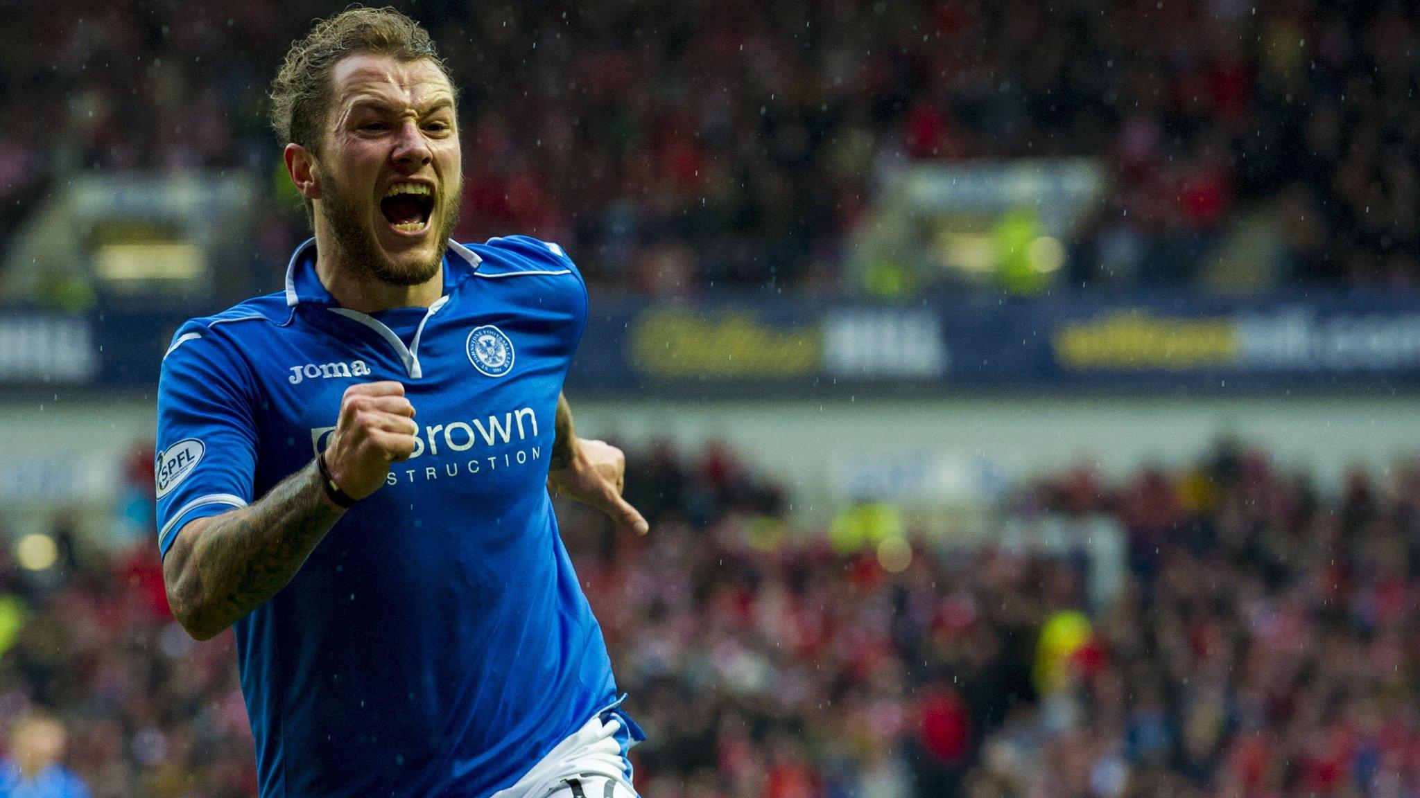 St Johnstone striker Stevie May