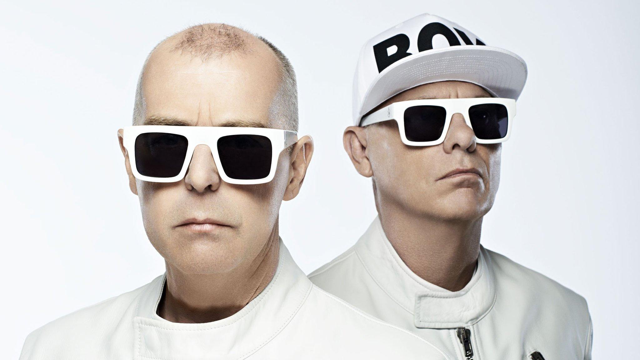 Pet Shop Boys duo Neil Tennant (l) and Chris Lowe