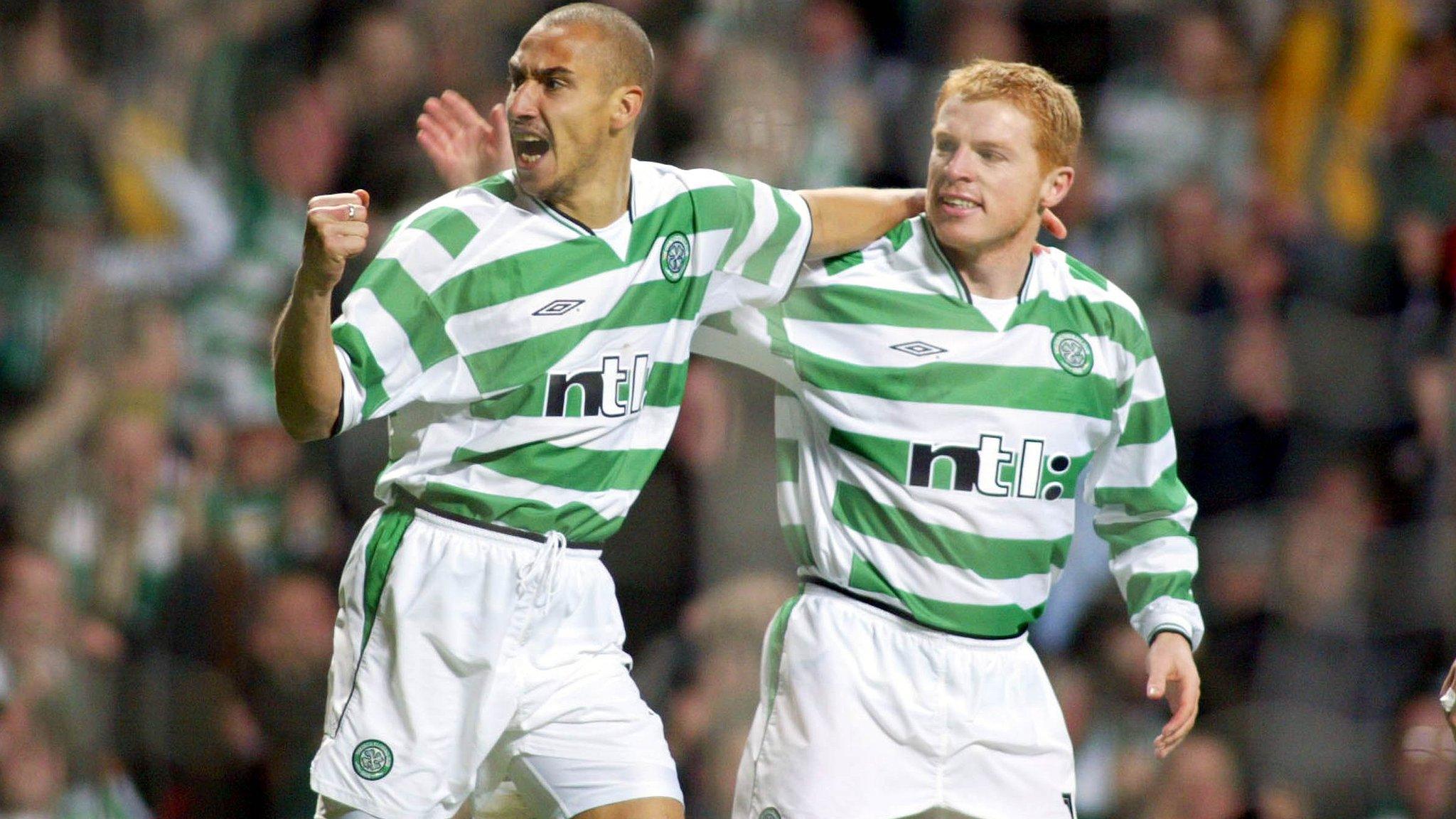 Henrik Larsson and Neil Lennon