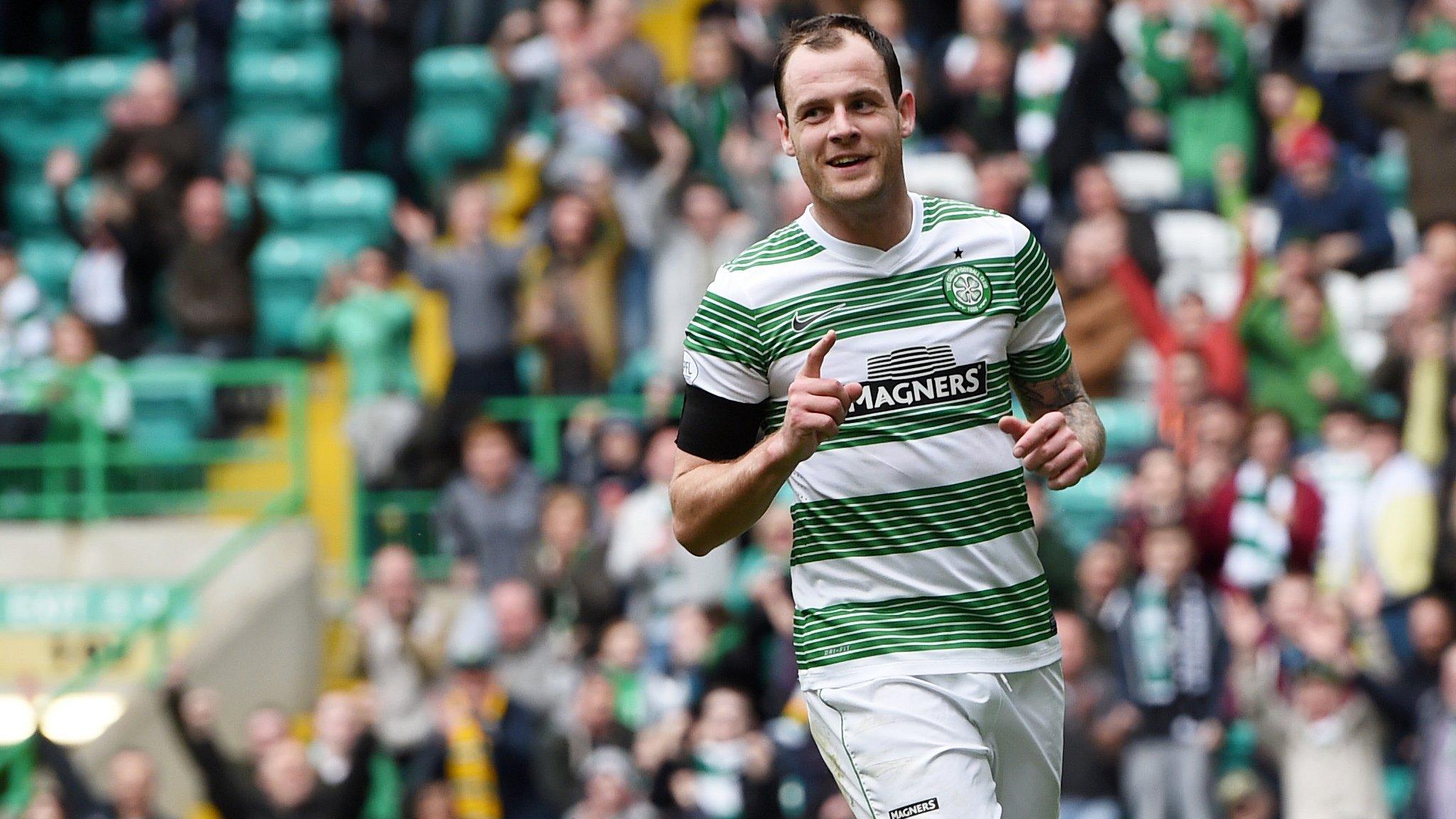 Anthony Stokes celebrates after scoring for Celtic against Inverness