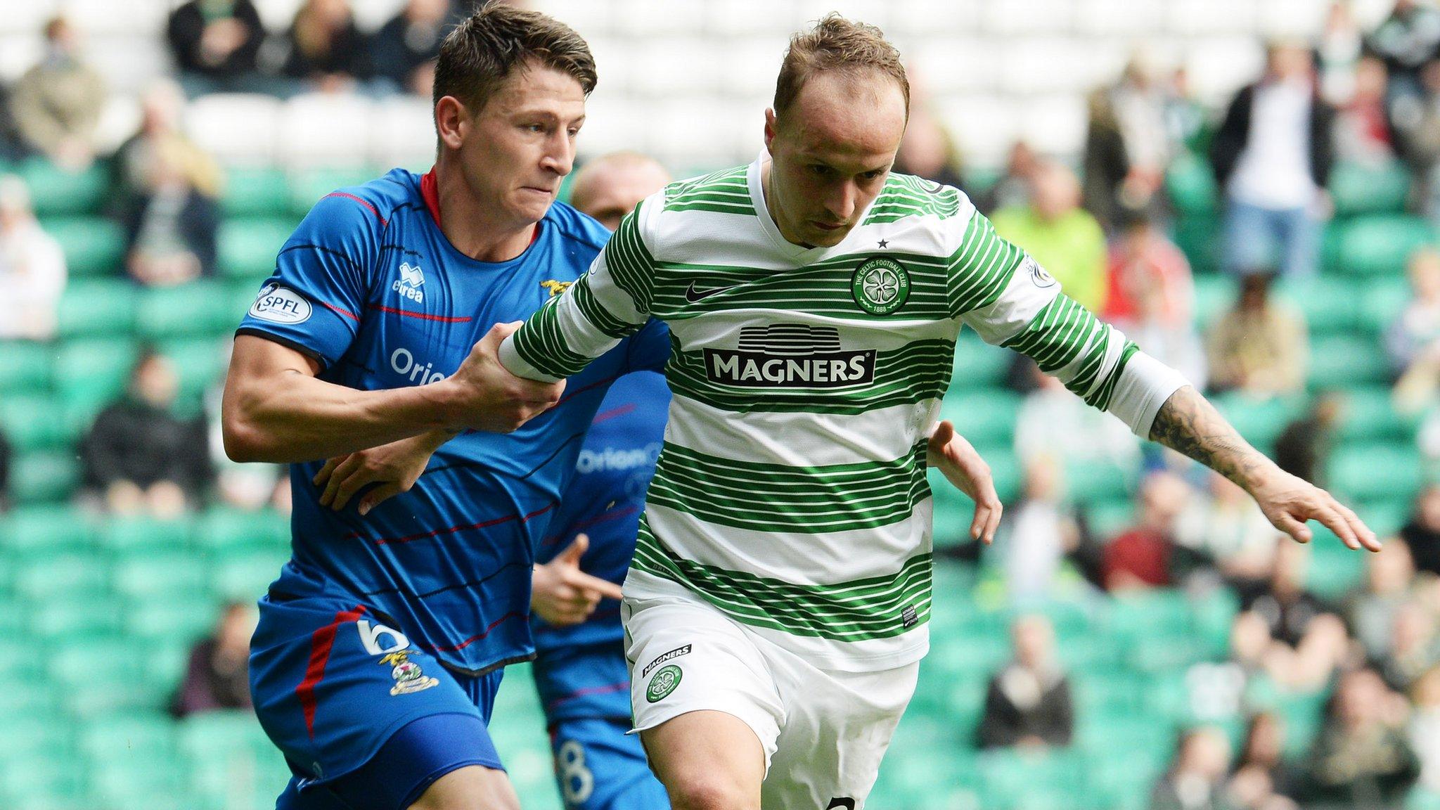 Josh Meekings and Leigh Griffiths