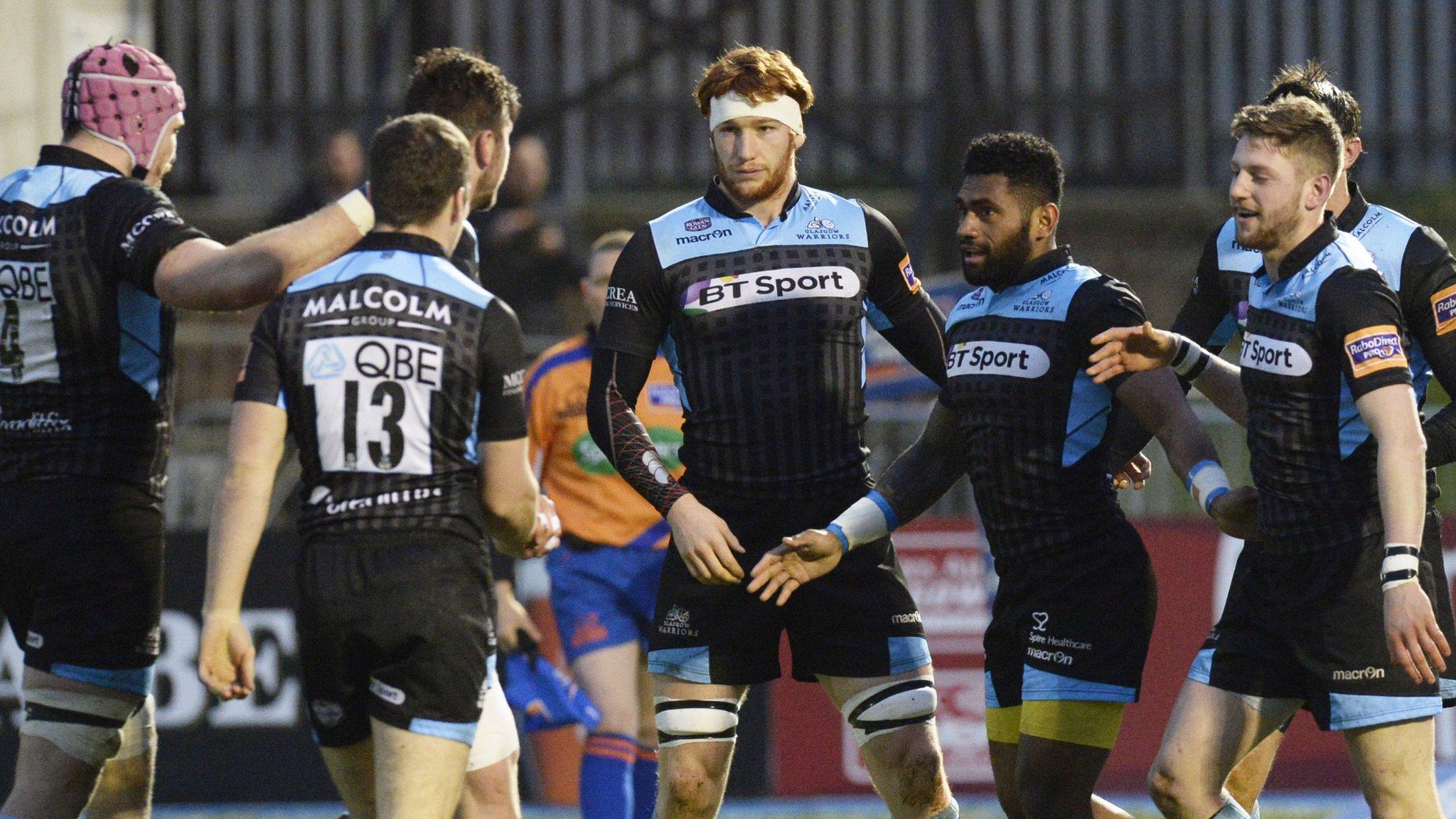 Glasgow Warriors are second in the Pro12 table